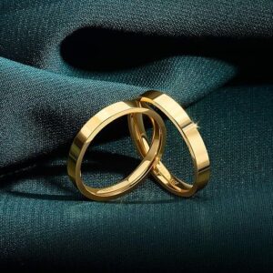 3mm 14K Gold Filled Dainty Rings