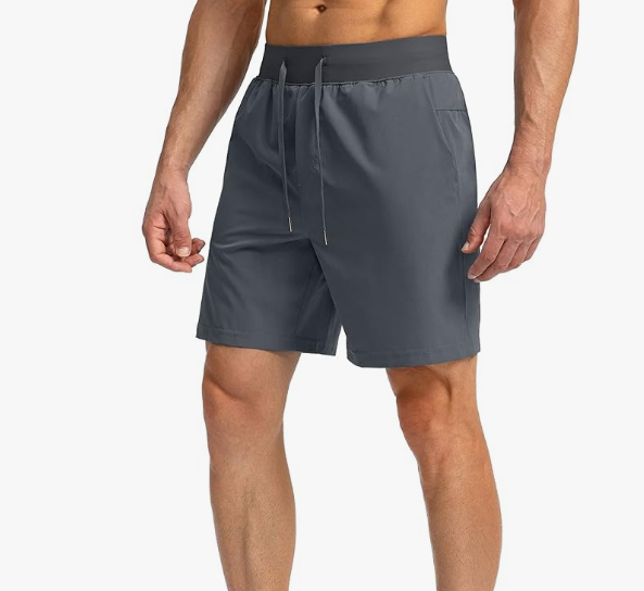 Men's Running Shorts – 7"/5" Quick-Dry Gym Shorts with Zipper Pockets - Image 2