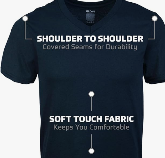 Men's V-Neck T-Shirts, Multipack - Image 2