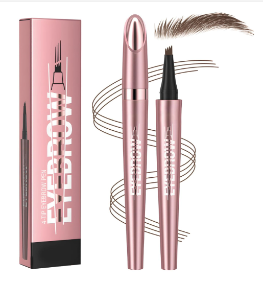 Microblading Eyebrow Pen, 2026 New 4-Tip 3D Eyebrow Pencil
